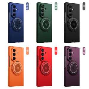 Magsafe Compatible Rotating Stand Wireless Charging Compatible Full Cover Anti-Fall Ultra-Thin Foldable Screen Protective Case for Samsung ZFold6/7