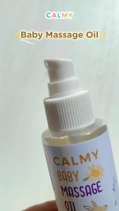 Calmy Baby Massage Oil 100ml FREE GIFT - Minyak Pijat Aman untuk Bayi
