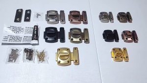 Universal Safety Twist Lock Anti-theft Lock Handle Bolt Lock Non Punched Sliding Door Lock