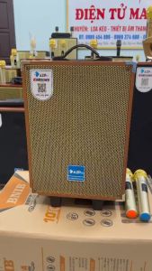 Loa kéo  bluetooth chính hãng AZPROAz-V9Bass 20 tặng 2 mic -Vỉ chống húcông suất mạnh mẽ