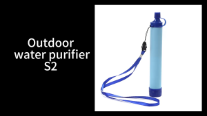 เครื่องกรองน้ำฉุกเฉินสำหรับตั้งแคมป์กลางแจ้ง ตัวกรองเพื่อการเอาชีวิตรอดจากสัตว์ป่า การกรองทางกายภาพ น้ำดื่มที่ปลอดภัย ตัวเรือน ABS ทนทาน ทนต่อแรงกระแทก ฝาปิดแบบกด ใช้งานได้กับแหล่งน้ำหลากหลายประเภท