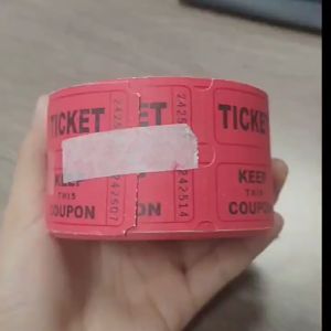 500pcs Raffle Ticket For Classroom Lottery Roll Bulk Lottery