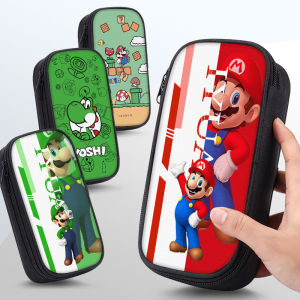 Super Mario Pencil Case Large Capacity Student Stationery Bag Elementary And Middle School Boys Popular Cultural Goods Canvas Bag
