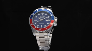 BRUNO MILANO สแตนเลสสตีลชายกีฬาธุรกิจนาฬิกาข้อมือวันที่ (แบบอิตาลี)