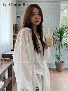La Chapelle | Áo Sơ Mi Tay Dài Chống Nắng Tencel Trắng