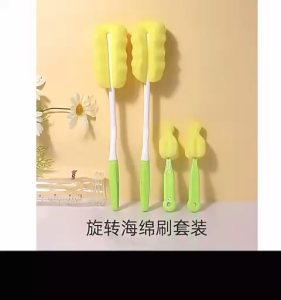 <<SHIP 24H READY STOCK SG>>Baby Milk Bottle Nipple/Teat Sponge Brush #32