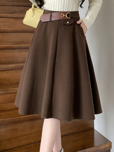 High-end Autumn Fashion A-Line Skirt for Petite Women