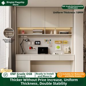 BINGTAI | ENF Grade Childrens Study Desk and Bookshelf Combination