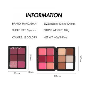 StreakFree Fixing Blush Highlighting Concealer Highlighting Rouge Palette Master HD Palette