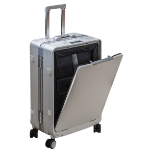 MANLVSHI | New 24 Inch Luggage with Front Opening and Password Lock 20 Inch Carry-On Travel Bag