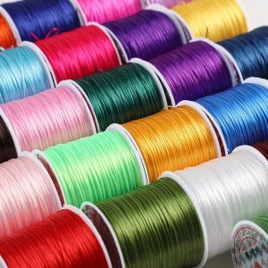 10yards/Roll Jewelry Thread Stretch Elastic Beads Cord Crystal String Line Thread for Jewelry Making Beading Bracelets DIY Rope