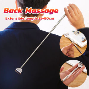LoviRa Back Massage Tools Scratcher Stainless Steel Telescopic Scratcher Relaxation Anti Itch Claw
