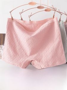 MiiOW | Pure Cotton Underwear Comfortable Large Size Safety Pants Womens Flat Angle Pants 3D Relief Design Spring New Arrival