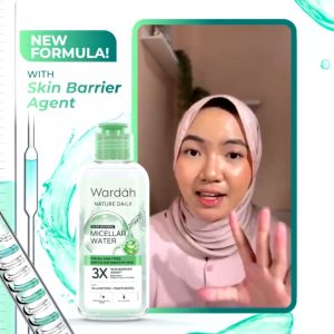 Wardah Micellar Water Nature Daily Aloe Seaweed 100 ML - Skin Barrier Agent
