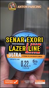 Senar Pancing 895Meter Exori Lazer Line 0.20 -0.50mm Terbaik Untuk MancingJaring.Kuat Dan Lembut