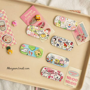 Misia Acrylic Phone Stand Sticky Back Foldable Desktop Support Holder Cute Creative Transparent Mini Mirror Anti-fall Cartoon