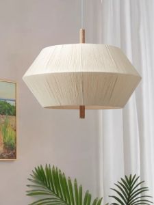 SANGEJIANGREN | Vintage Woven Rattan Hanging Lamp