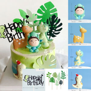 Birthday Cake Decoration Dinosaur Soft Clay Decorations Baking Baby Dinosaur Egg Cute Theme Decoration Childrens Day Gift