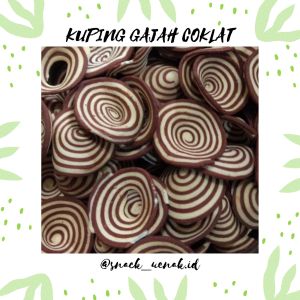 SNACK KILOAN KUPING GAJAH COKLAT 500 GRAM | CEMILAN MURAH MAKASSAR