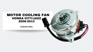 มอเตอร์ พัดลม แผงแอร์ ฮอนด้า ซิตี้ ฟรีด บริโอ้ 2008 - 2013 12v ฝั่งคนนั่ง CF0022 Motor Cooling Fan Radian HONDA CITY 2009 - 2013