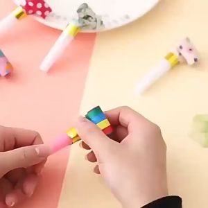 Whistle Foil Party Blower Whistle Toys for Kids Loot Bag Fillers Birthday Party
