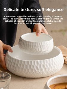 YOGEHOME | Deep Bowl High-end Large Ceramic Soup Bowl