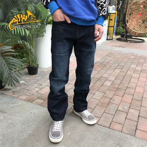 Helikon GTJ Grey Man Tactical Jeans Thin Summer Lightweight Breathable Outdoor Casual Pants Elastic Comfortable Cotton Polyester