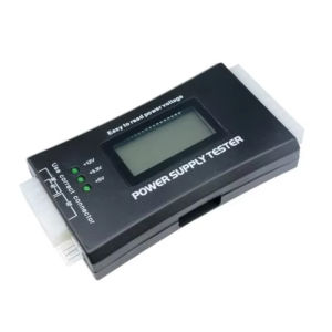เครื่องมือทดสอบการวินิจฉัยการวัดพลังงาน จอแสดงผล LCD แบบดิจิตอล คอมพิวเตอร์พีซี เครื่องทดสอบแหล่งจ่ายไฟ LCD 20/24 พิน การทดสอบแหล่ง Atx