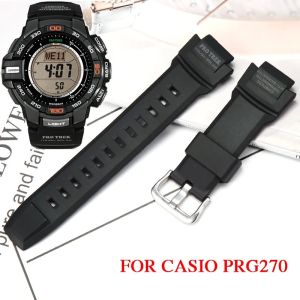 Resin Watch Band Suitable For Casio Protrek PRG-270 Prg270 Men Waterproof Rubber Strap Bracelet Wristband Watch Accessories