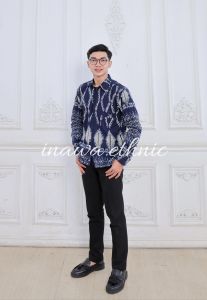 baju tenun pasangan - baju kondangan couple - set baju couple - baju couple pasangan dress & kemeja