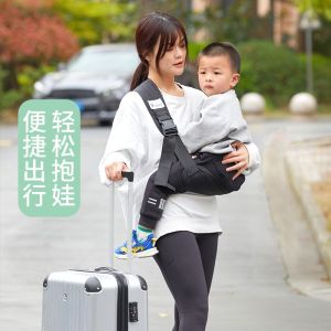 New 2024 Lightweight Single Shoulder Baby Carrier Easy to Wear Childrens Waist Chair Outdoor Travel Essential Baby Carrier