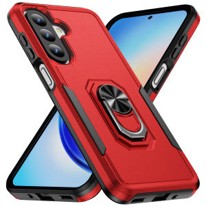 Military Armor Protection Shockproof Phone Case For Samsung A73 A72 A71 A56A36 A26 A55 A36 A15 A53 Dual Layer Ring Bracket Cover