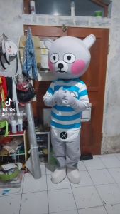 Kostum maskot badut panda keren setelan dewasa lucu costume karnaval