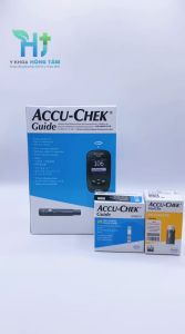 Máy Đo Đường Huyết Accu-Check Guide (mmol/dl) + Hộp 25 Que + Kim/Cồn