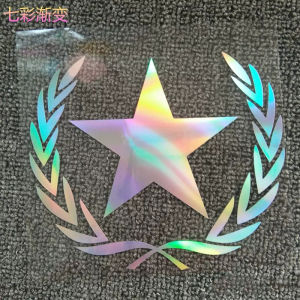 Reflective Waterproof Laser Cut Star Decals for Car And Motorcycle Body Glass Decorations Creative Five Pointed Star Stickers
