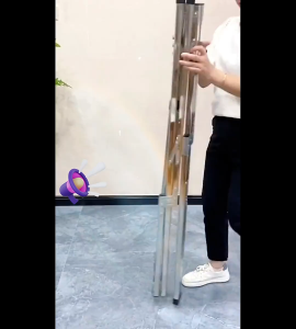 LEEGO SUS-304 Jemuran Baju Stainless Steel 240cm Tahan Karat Jemuran Lipat Portable Pengering Pakaian