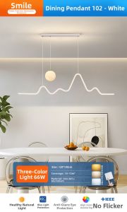 Smile | Modern Artistic Bar Island Pendant Light