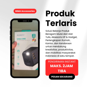 AUKEY Universal Travel Charger Adaptor Type C 30 Watt 4In1 PD 3.0 Fast Charging EU US UK PA-TA04-BK