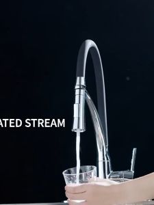 Vòi rửa chén nóng lạnh gắn chậu cần mềm Silicon HODABOSSVòi rửa bát gắn chậu đồng thau mạ NIKEN đầu vòi 2 chết độ xả