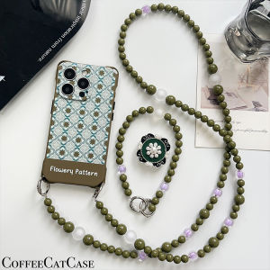 เคสโทรศัพท์มือถือแบบป้องกันแบบย้อนยุคพร้อมสายสะพายไหล่สำหรับ Apple 16 pro Huawei Mate 70 pro Xiaomi 15 Ultra Honor Magic 7 pro