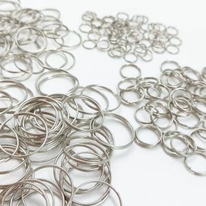 DOUBLE LOOP JUMP RINGS/ SPLIT RINGS FOR DIY CRAFT MAKING