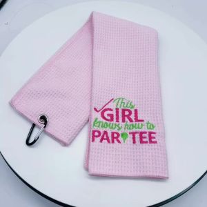 Funny  Microfiber Premium Golf Towel For Women Embroidered Golf Towels for Golf Bags，Golf Accessories for Women Golfers
