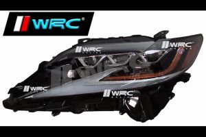 Lexus ES250 2013 - 2018 Triple Projector Led Headlamp With Signal Running ( Clear + Black )