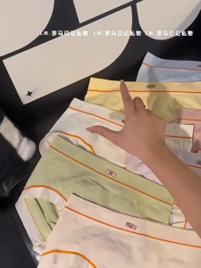 Bow Low-Waisted Briefs for Women Plain Cute Stretch Breathable Seamless Underpents