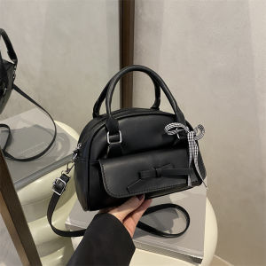 Túi Bowling Cầm Tay Thời Trang Cho Nữ Túi Đeo Chéo Hình Quả Bóng Túi Đeo Vai Có Nơ Bướm Túi Đeo Vai Mềm Thời Trang