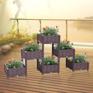 Family Balcony Vegetable Rack Multi-Layer Flower Planting Handy Gadget Vegetable Planting Box Special Box Three-Dimensional Flower Box Flower Pot Vegetable Garden