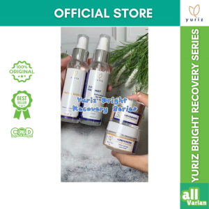 Yuriz Bright Recovery Series | Face Mist + Facial Wash + Sunscreen 15gr + Advanced Night Cream 10gr