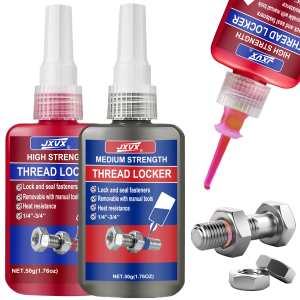 243/271 Medium Strength To High Threadlocker Blue Red Threadlocker Adhesive Thread Locker Blue Screw Glue Agent Anaerobic Glue Anti-Loose 50ml.