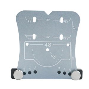 Khuôn Mẫu Khoan Chính Xác Bằng Nhôm 35mm Có Thể Điều Chỉnh Dùng Cho Bản Lề Âm Dụng Cụ Chế Tác Gỗ Tự Lắp Đặt Cửa Tủ Cửa Tủ Quần Áo