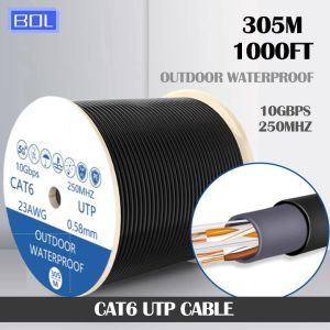 1000Mpbs/1000BASE-T CAT6 Outdoor UTP Cable 305M High Quality